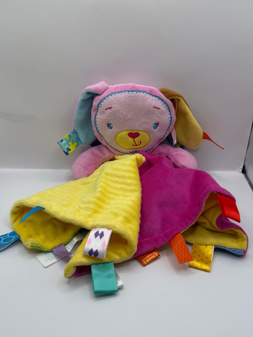 TaGgies Bunny Baby Lovey Security Blanket